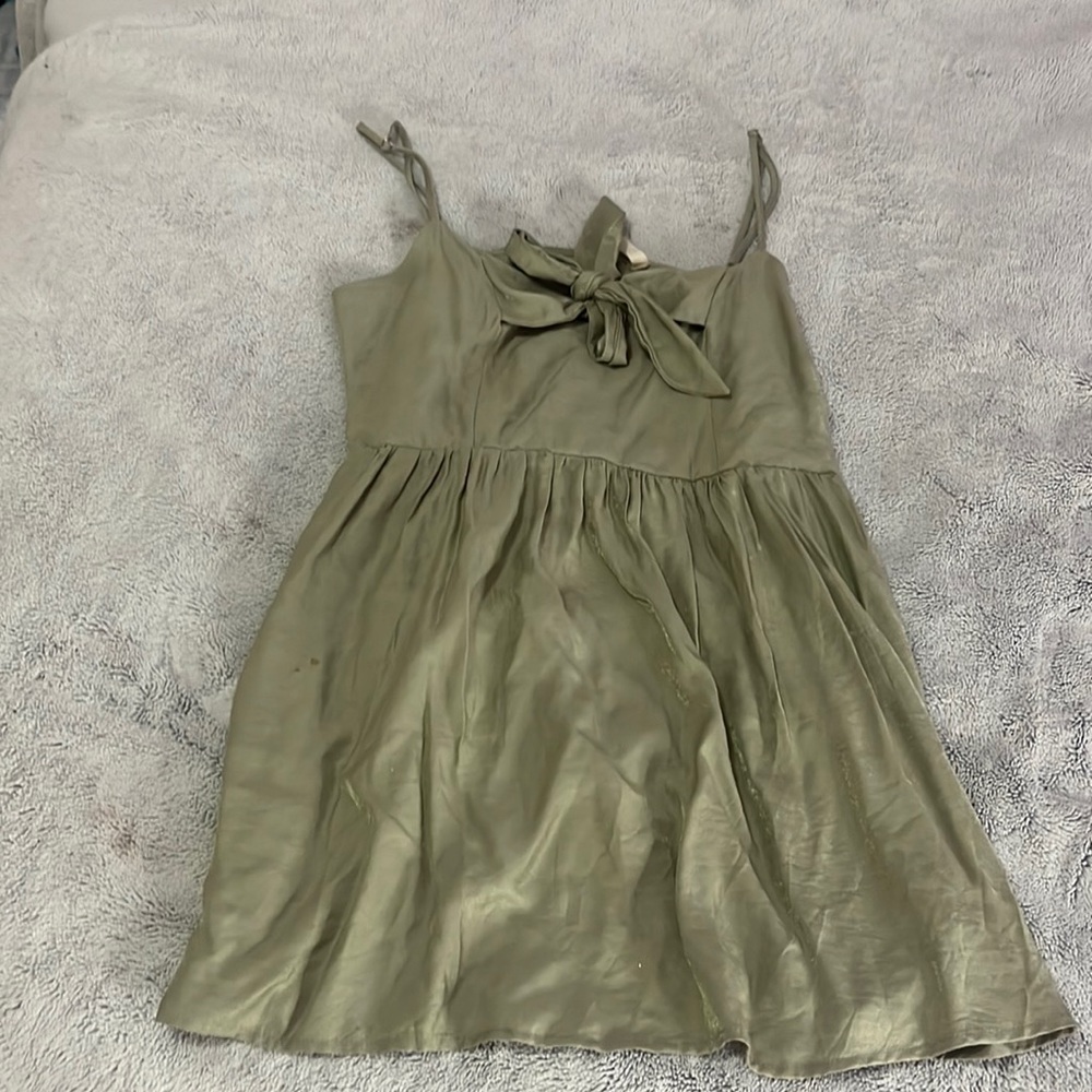 Green summer dress